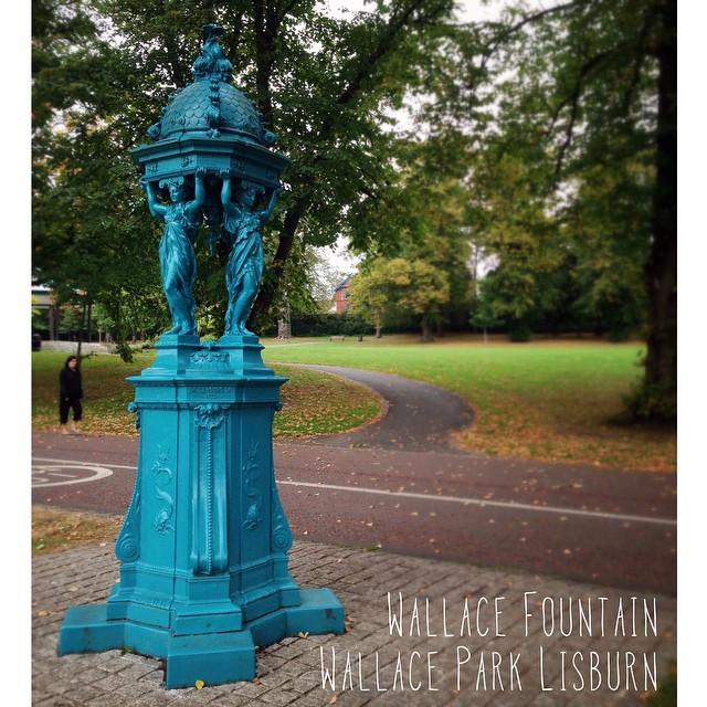 One of the Wallace Fountains, this one is in Wallace Park, Lisburn – majority are located in Paris – public drinking fountains for the poor