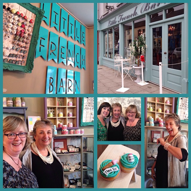 Brilliant opening of the new location of @littlefrenchbarn in Lisburn with Annie Sloan (and my jewellery)