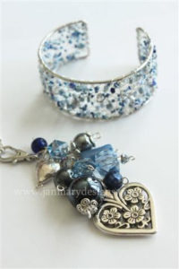 blues cluster cuff janmary designs