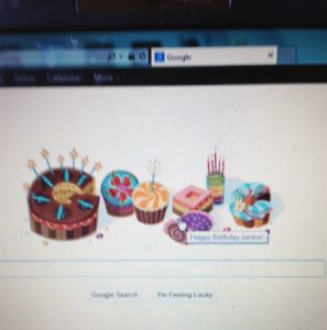 Happy Birthday from Google