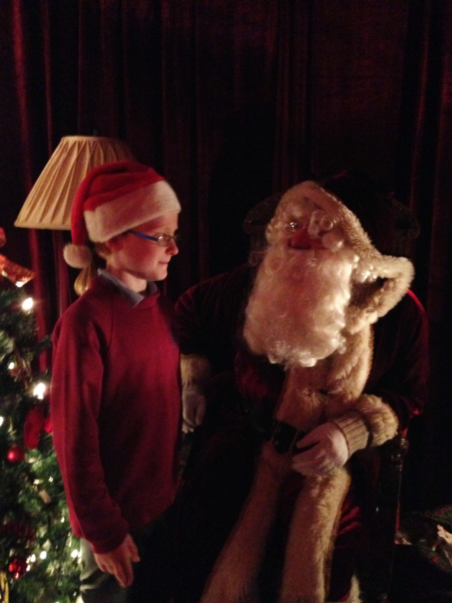 9 December – a visit to Santa in Lisburn