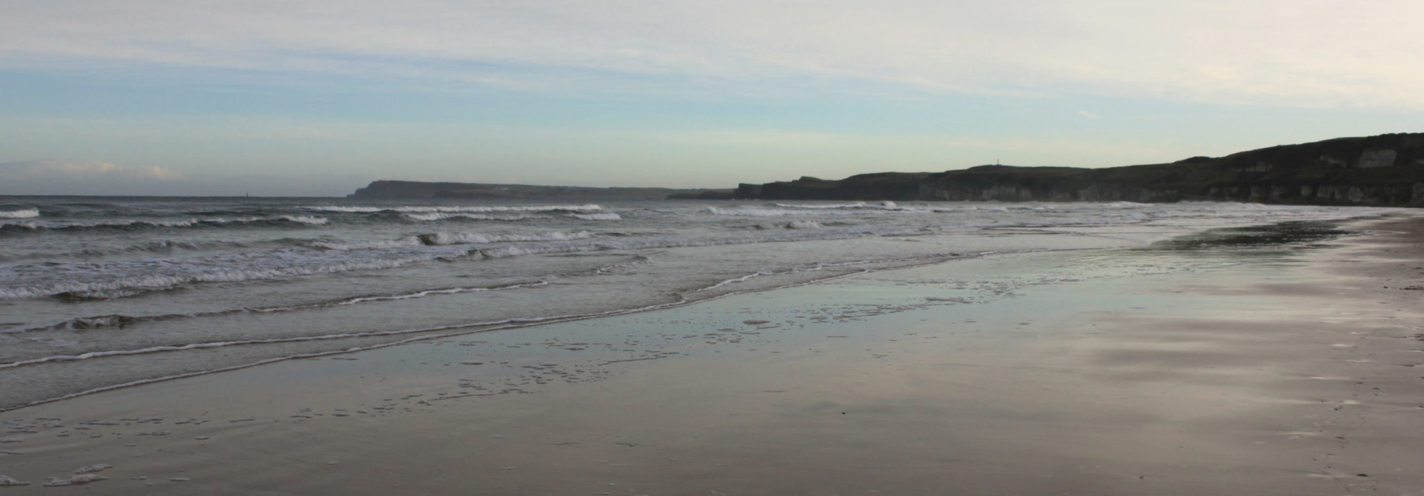 29 December – a wintry walk at White Rocks Strand