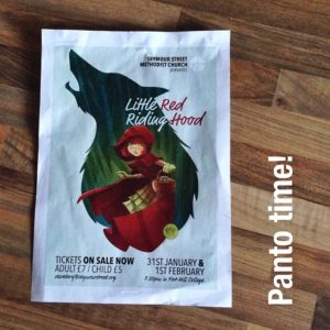 panto time little red riding hood