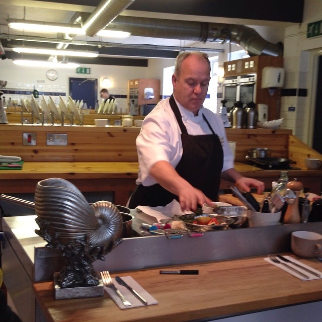 Learning to cook paella at Belfast Cookery School with WIBNI