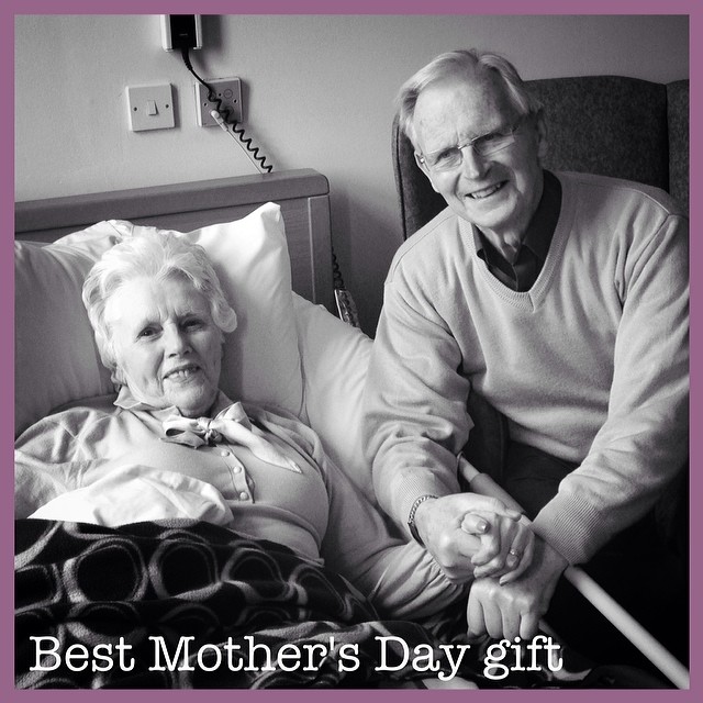 Best Mother's Day gift… able to bring dad from hospital for a few hours so he can spend time with Mum
