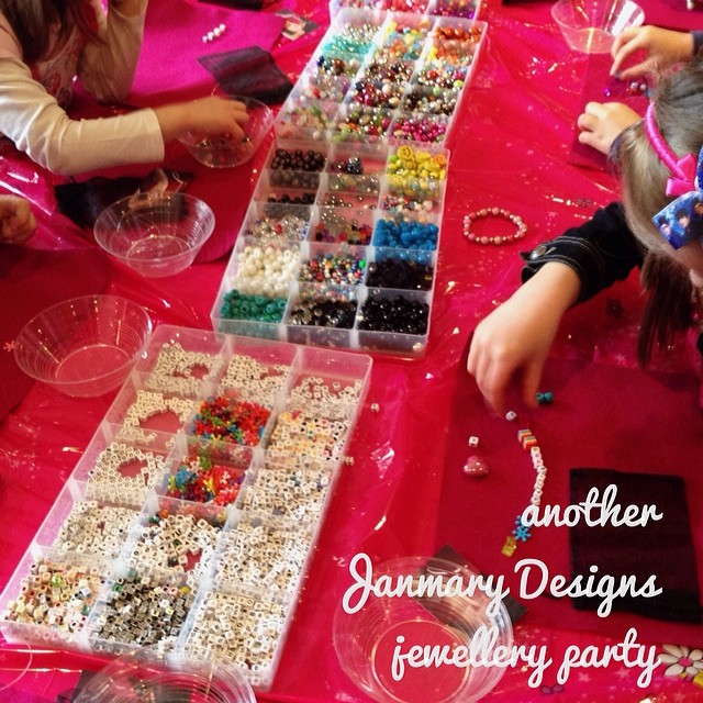 another Janmary Designs jewellery party this morning – Happy Birthday Grace!