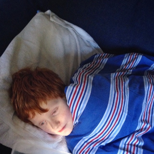 Poorly boy – going nowhere today