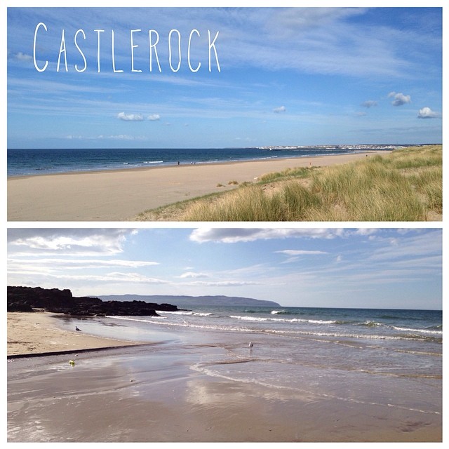 Last beach walk of the Easter holidays – Castlerock
