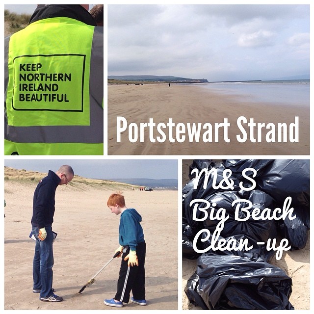 We enjoyed the M&S Big Beach Clean-up on Portstewart Strand this morning