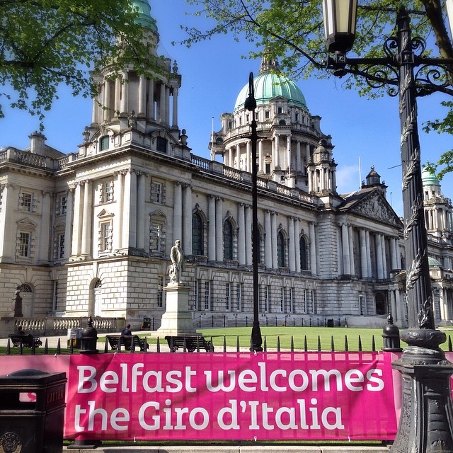 Belfast looking good for the start of the Giro d'Italia next week #girostart2014 #giroditalia #loveni