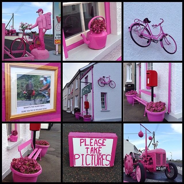 Ballintoy goes pink in preparation for the Giro d’Italia which passes through next month