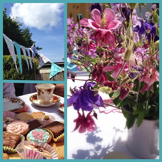 Perfect weather for a fundraising garden tea party!