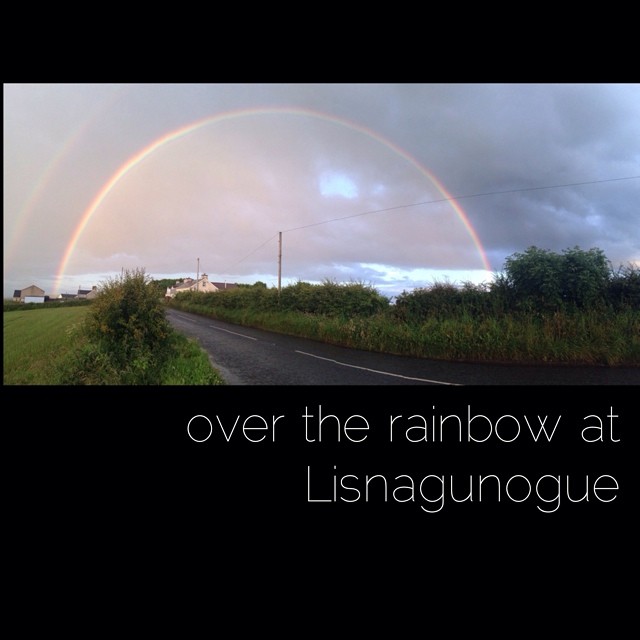 Over the rainbow at Lisnagunogue