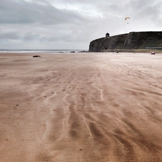 Downhill Strand and Mussenden Temple this afternoon