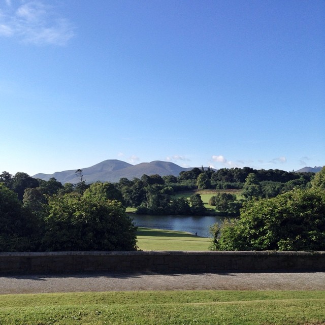 View over Castlewellan Lake this morning #chw14