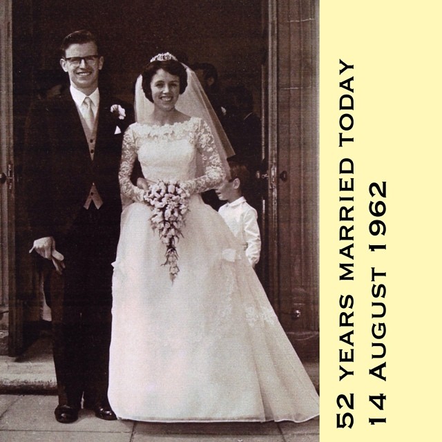 52 years married today – Mum and Dad