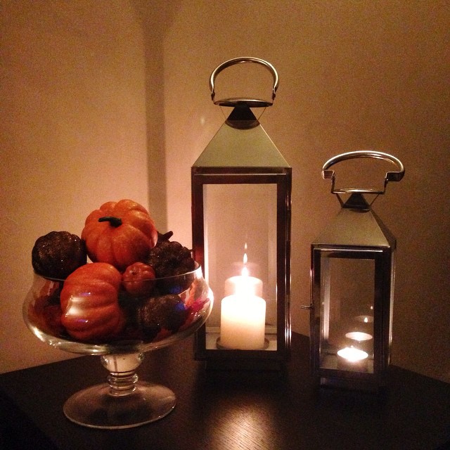 Pumpkins and lanterns – decorating for autumn