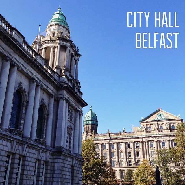 Enjoyed pretending to be a tourist today in Belfast with a guided tour of City Hall