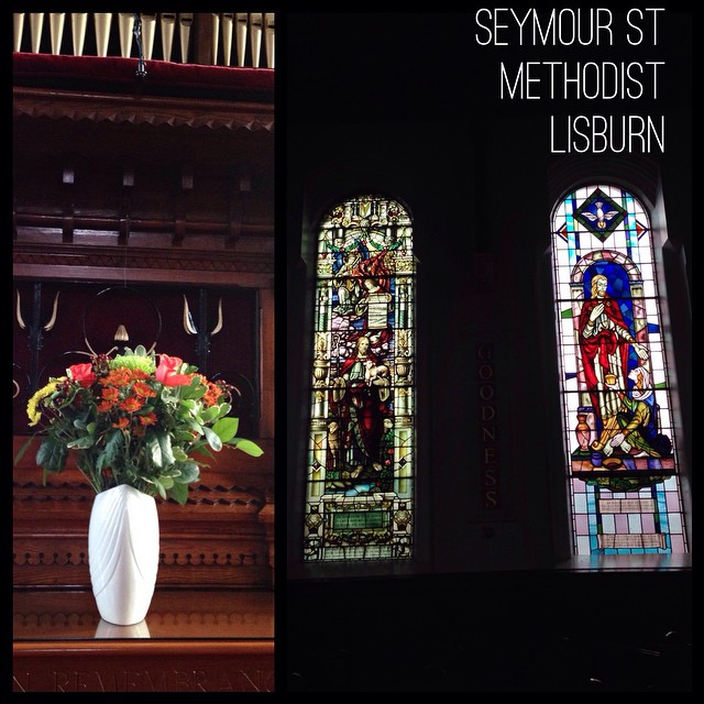 This morning at Seymour St Methodist Church, Lisburn