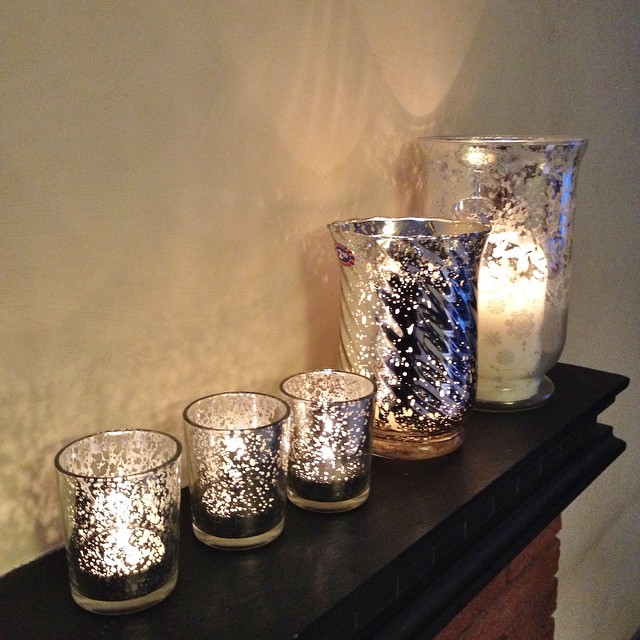 Candles – a touch of winter decor