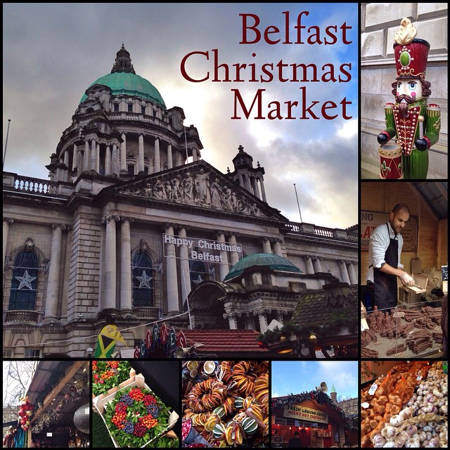 Christmas shopping and a wander through the Christmas Market at Belfast City Hall