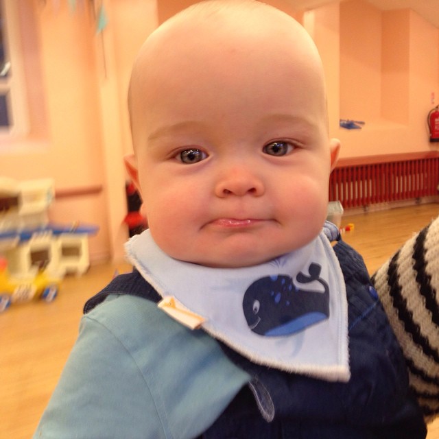 This cute wee man was at Toddler Group today