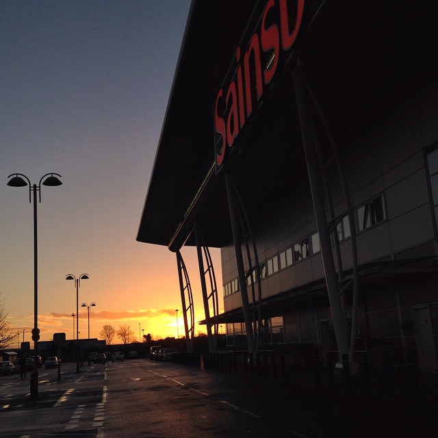 Beautiful sky this morning – even in the supermarket carpark! 6/365