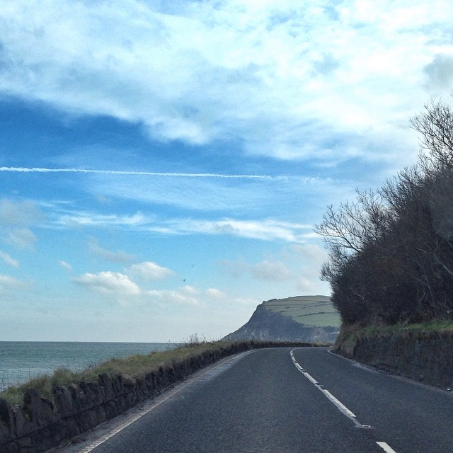 Antrim coast road near Glenarm
