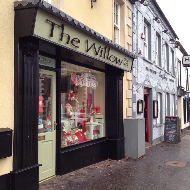Delivering new Janmary Designs jewellery to The Willow gift shop in Moira – perfect for Valentines and Mothers Day
