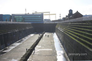 titanic tour dry dock janmary