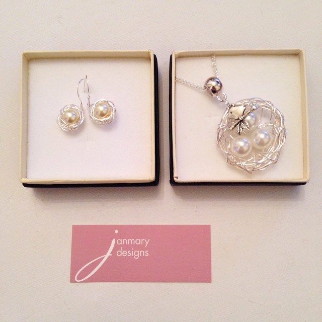 New addition to the Janmary Designs nest range – earrings!