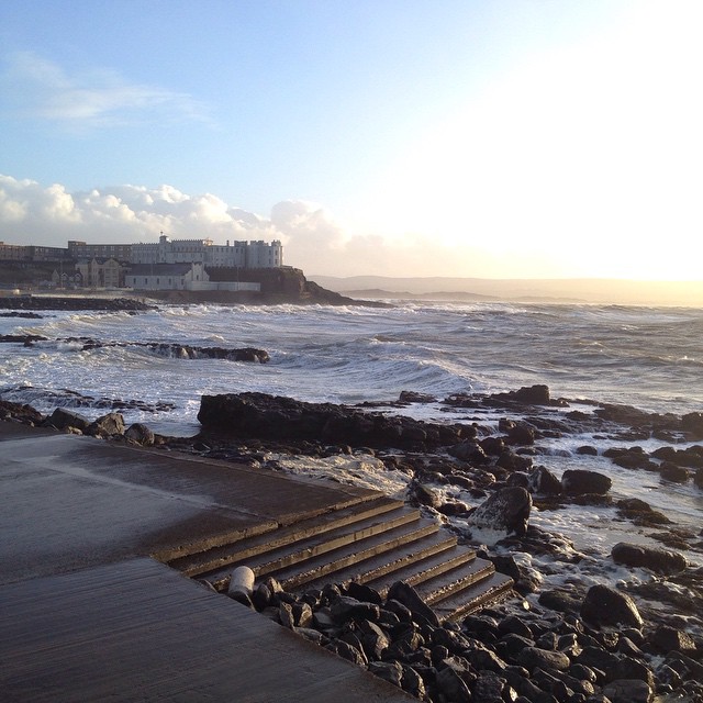 The convent and promenade at Portstewart