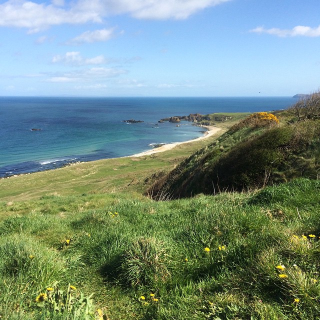 Perfect day for geocaching on the north coast of Northern Ireland – we found 8!