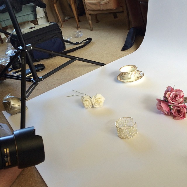 Photoshoot time for my Janmary Designs jewellery