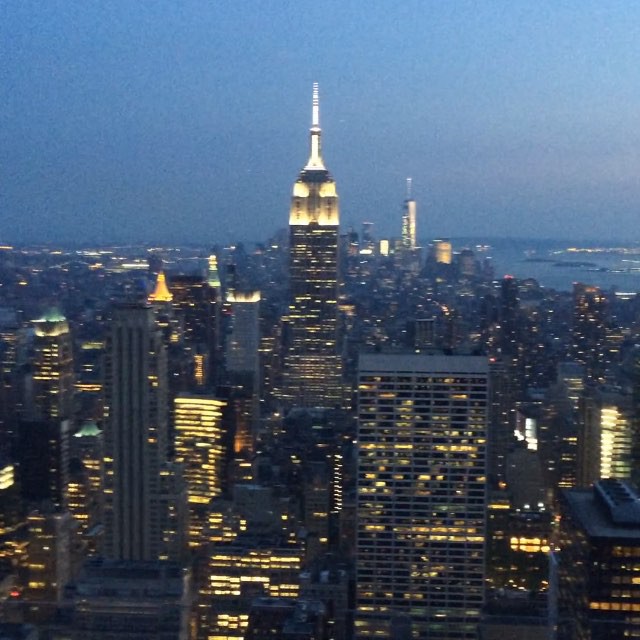 A short video of the view over New York from Top of the Rock