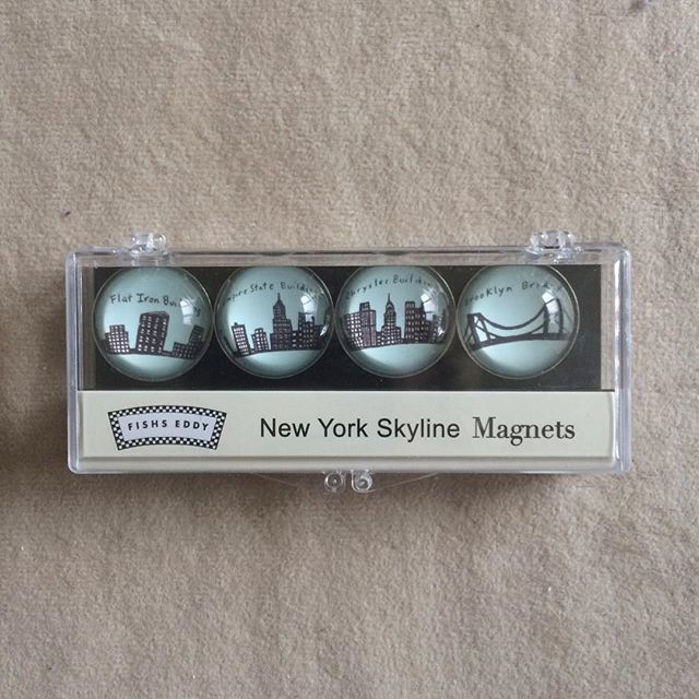 New York skyline magnets from Fish Eddys