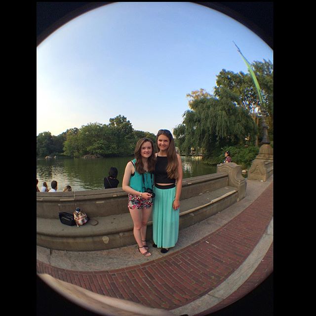 A walk in Central Park on our last evening in New York (and trying out a fisheye lens on my iphone)