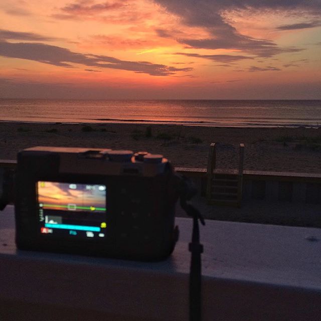 Capturing another beautiful sunrise at Virginia Beach