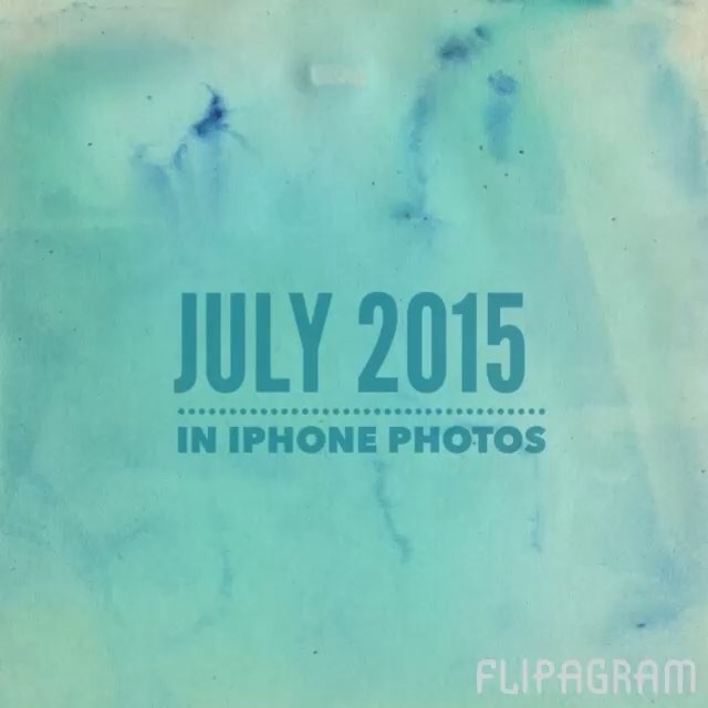A busy month! My daily iPhone photos for July 2015