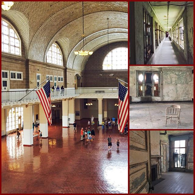 Incredible visit to Ellis Island including hard-hat tour of abandoned hospital. Big part of my family history as my granny was deported from here in 1923!