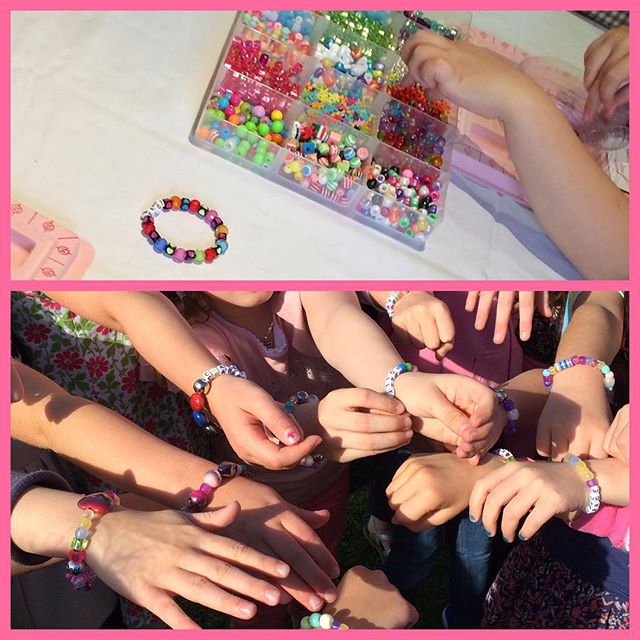 Another Janmary Designs kids jewellery making party