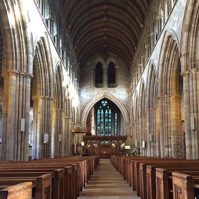 Inside Dunblane Cathedral, Scotland (most of building dates back to 13th century, parts of it even 11th century)