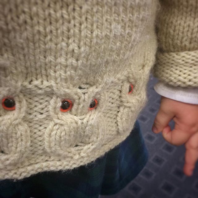 Cutest owl jumper spotted in church this morning