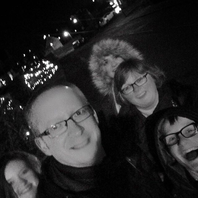 Christmas Eve tradition – family walk to see the Christmas lights