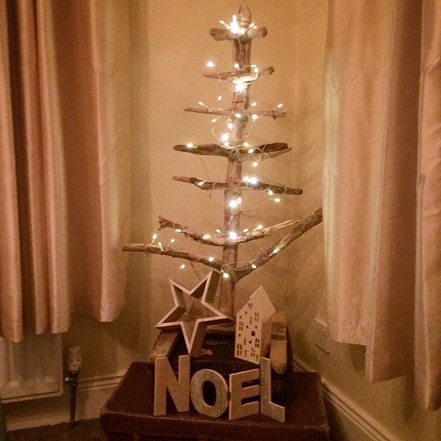 Loving the tree made for us with driftwood from Runkerry Strand