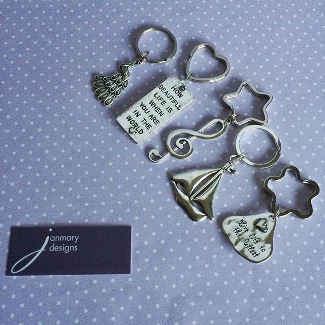 Some new Janmary Designs keyrings