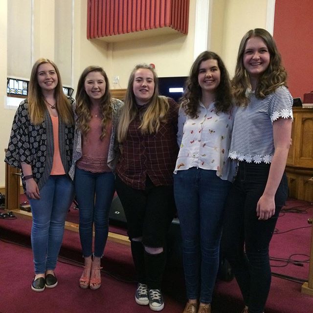 TOM team 28 commissioned this evening including Sarah (Methodist Church in Ireland gap year programme)
