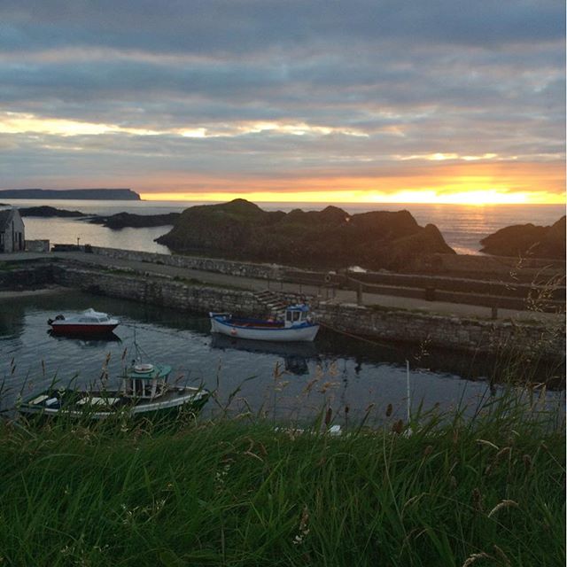 Sunset in Ballintoy