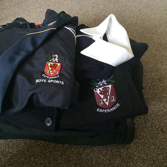 Labelling school uniform – better not lose any of it!!