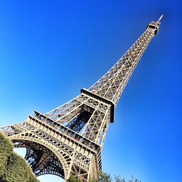 Eiffel Tower from our segway tour this morning